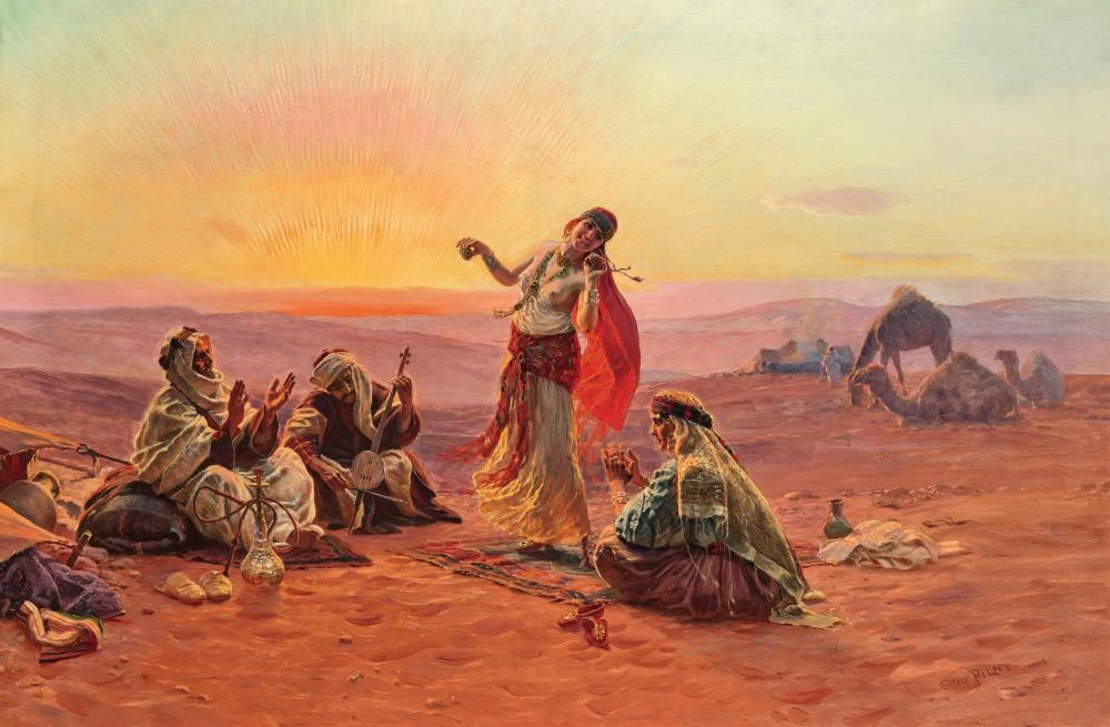 Ragazza danzante nel deserto 1908
